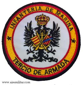 Escudo Infantería "Tercio Armada\\\" blanco